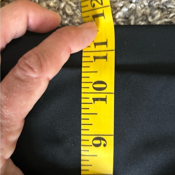 5/$25 Zyia moto style ribbed black leggings girls size 14-16 fits women’s S-M - Picture 7 of 8